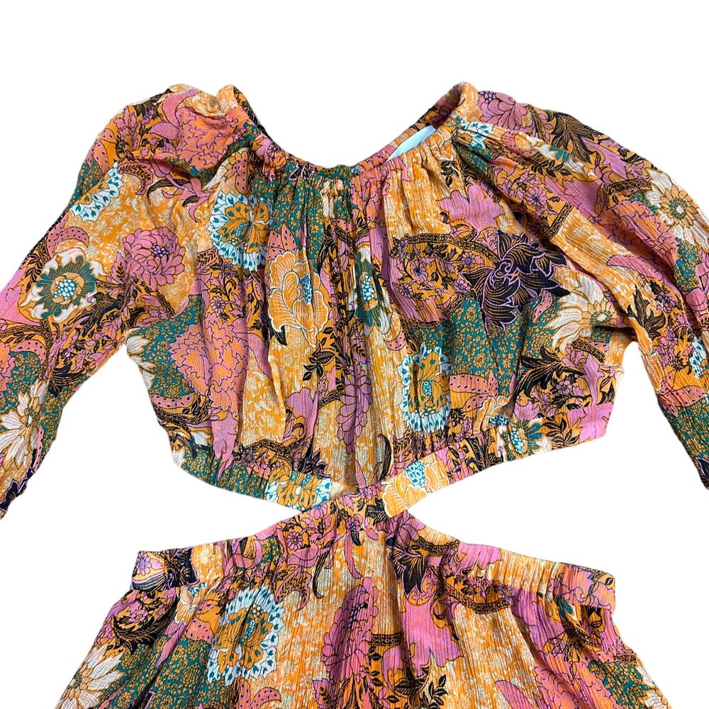 NEW ALC Floral Cutout Mini Dress - Picture 6 of 9